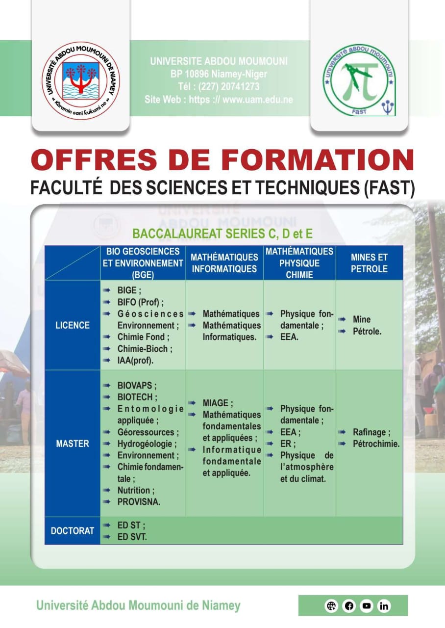 Offres de formation FAST