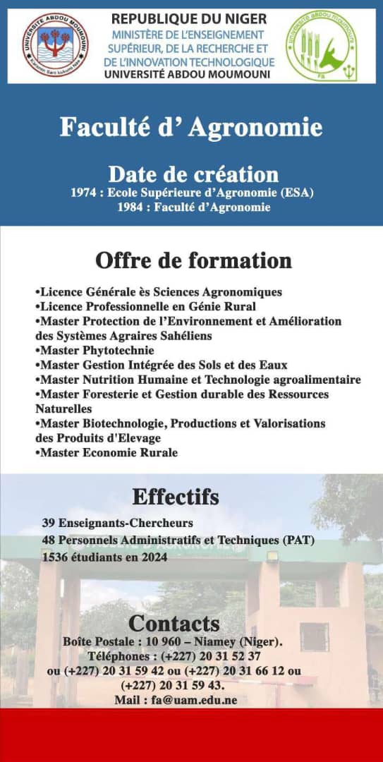 Faculté d'Agronomie