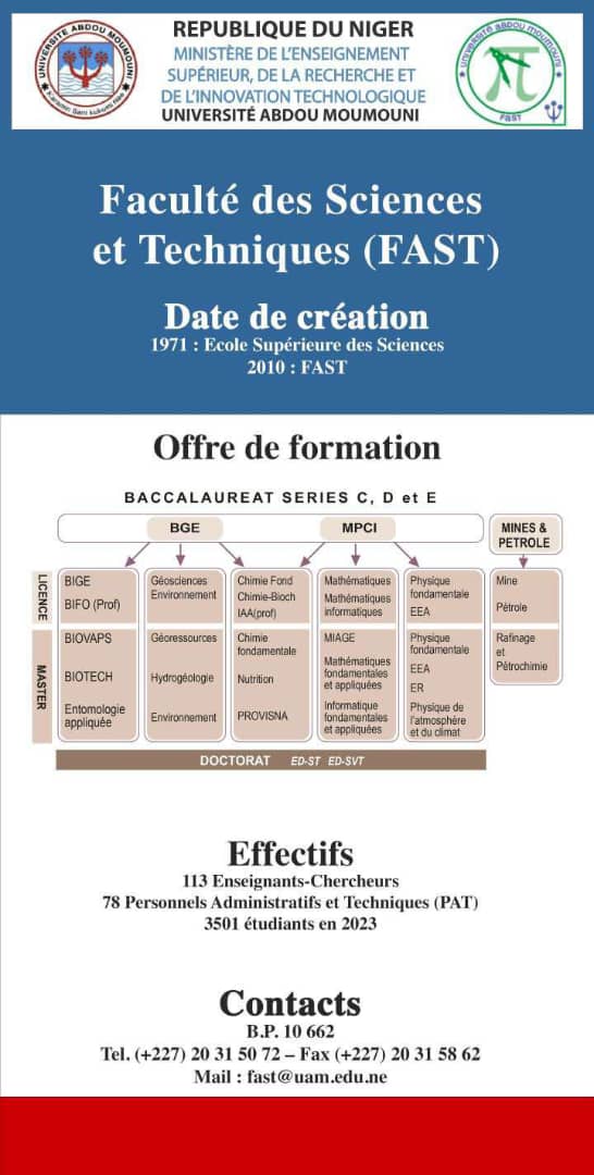 Faculté des Sciences et Techniques