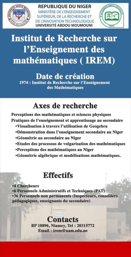 Institut de Recherches sur l'Enseignement des Mathématiques